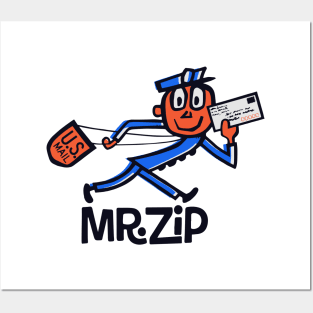 Mr. Zip 'Zippy' - USPS - Postal Service - Retro Posters and Art